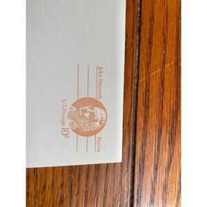 Vintage 1978 USPS Postal Card John Hancock 10¢ Prepaid Postage – Mint Condition!